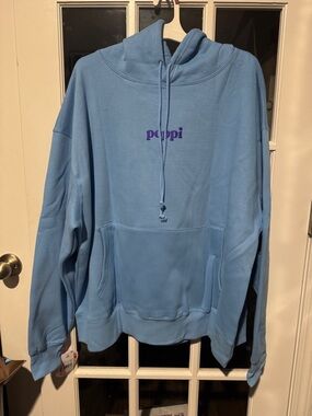 Size 3X Poppi Blue Hoodie